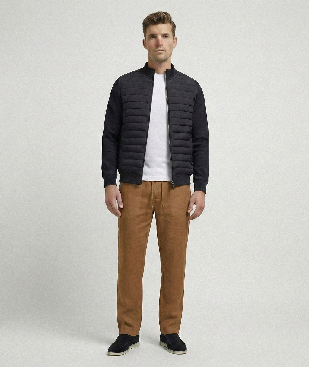 Brown Linen Pants