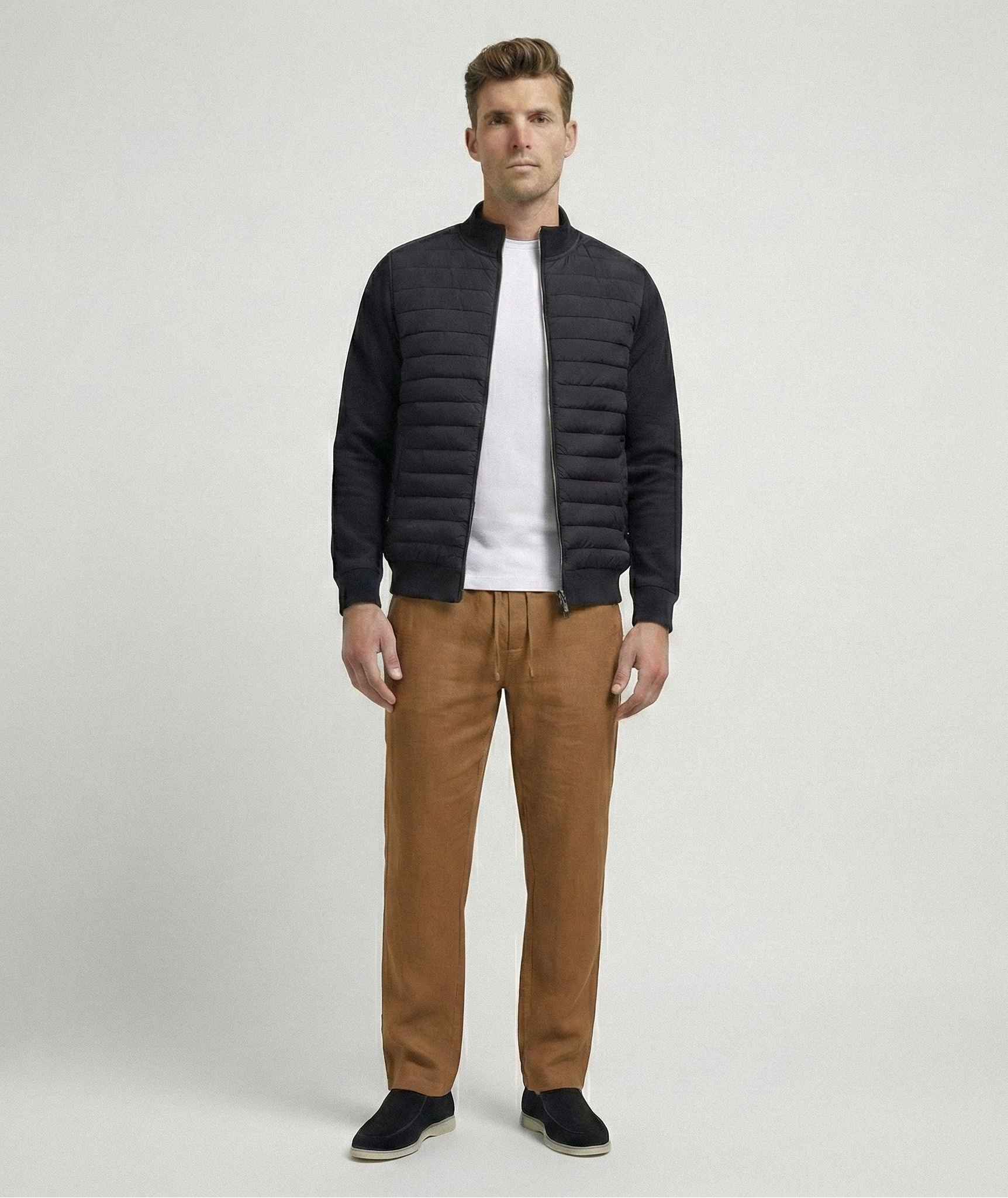 Brown Linen Pants