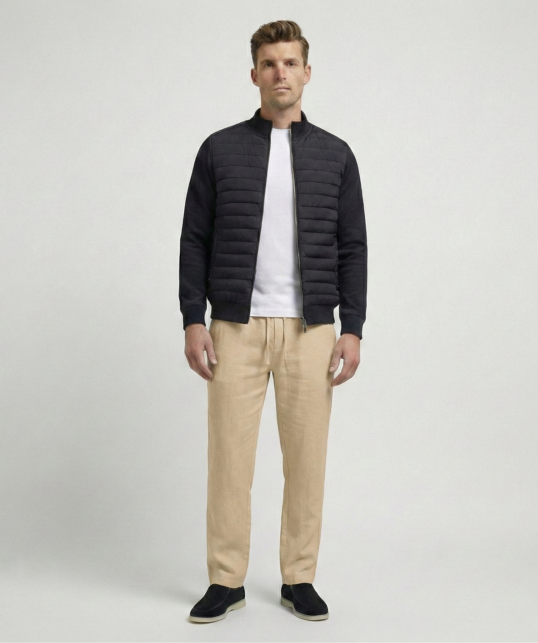 Beige Linen Pants