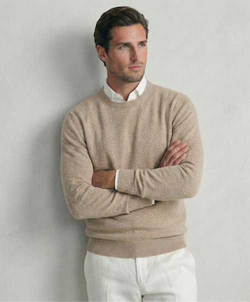 Beige Merino Sweater