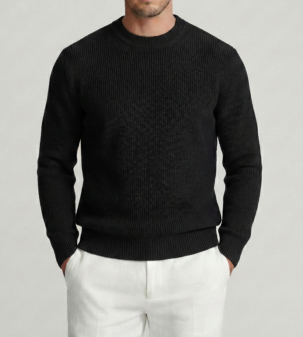 Black Rib Sweater