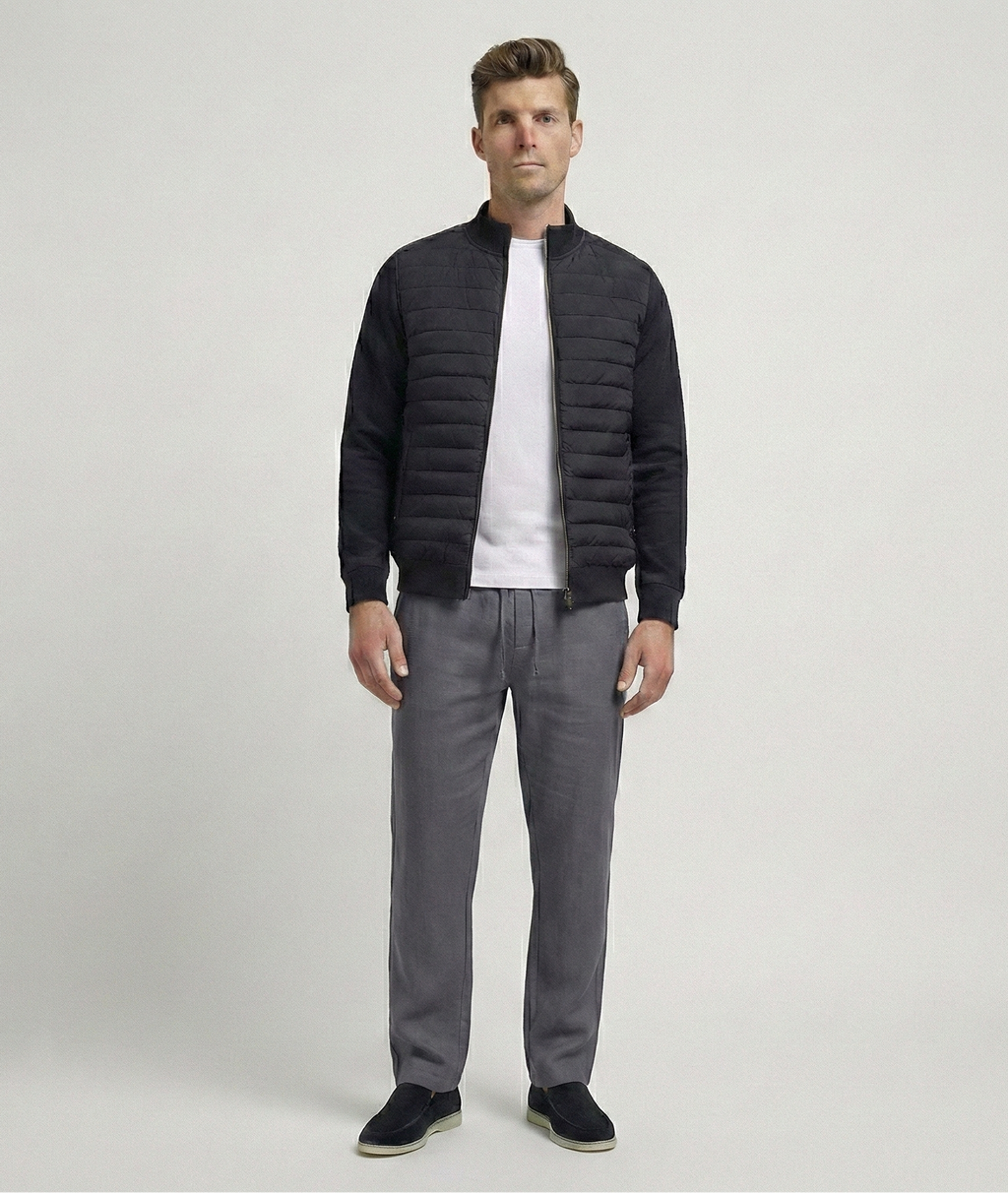 Gray Linen Pants