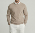 Beige Merino Sweater