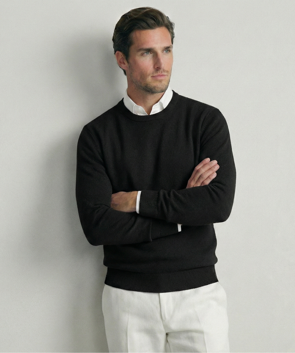 Black Merino Sweater