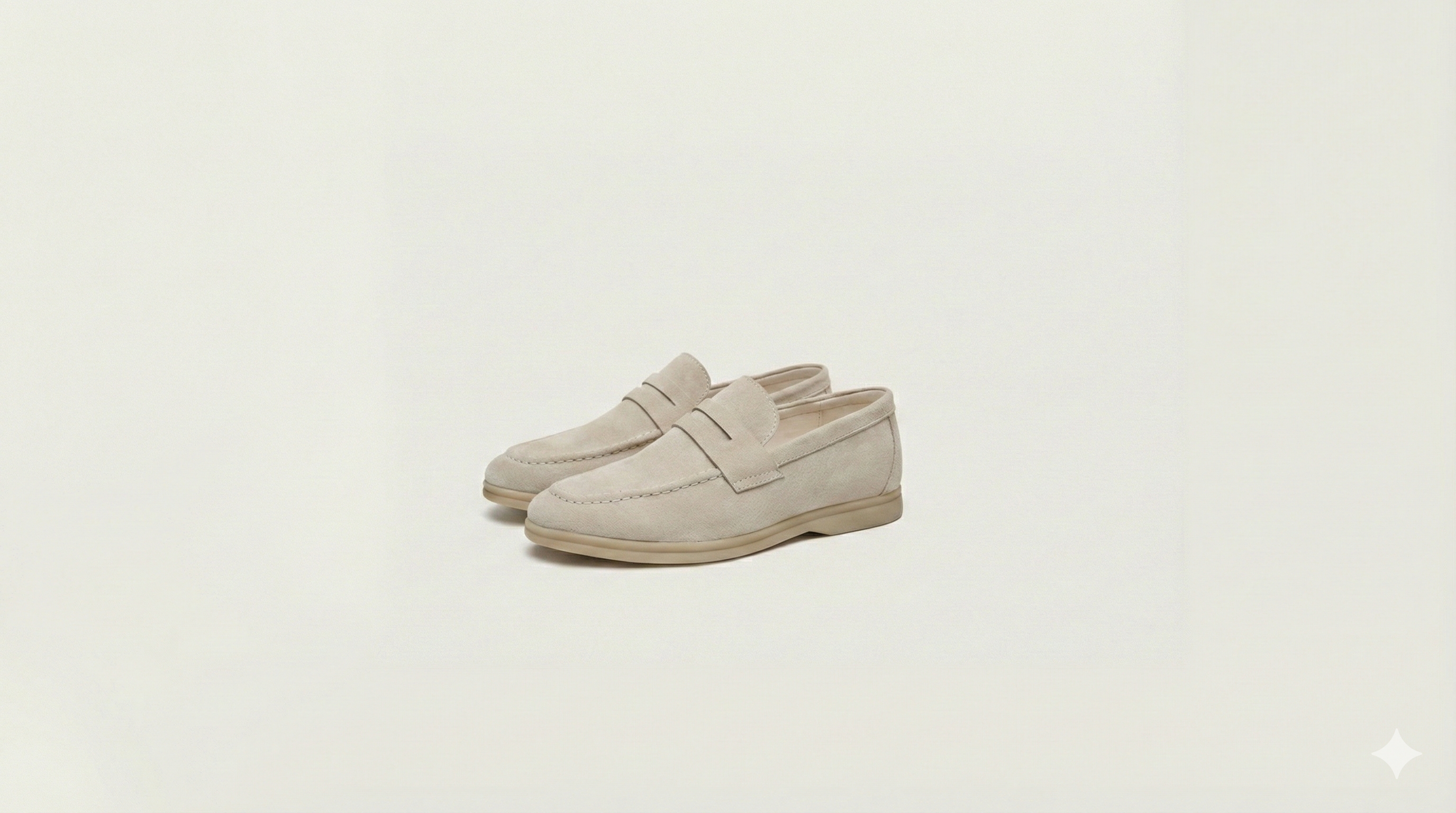 Light Beige Riveira Loafers
