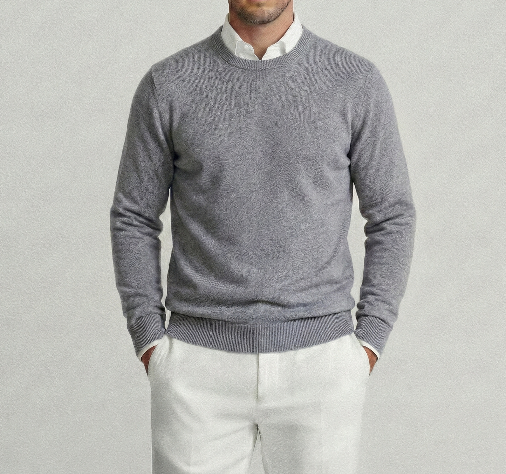 Gray Merino Sweater