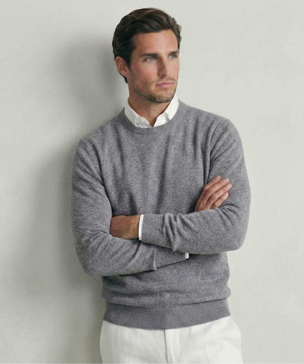 Gray Merino Sweater