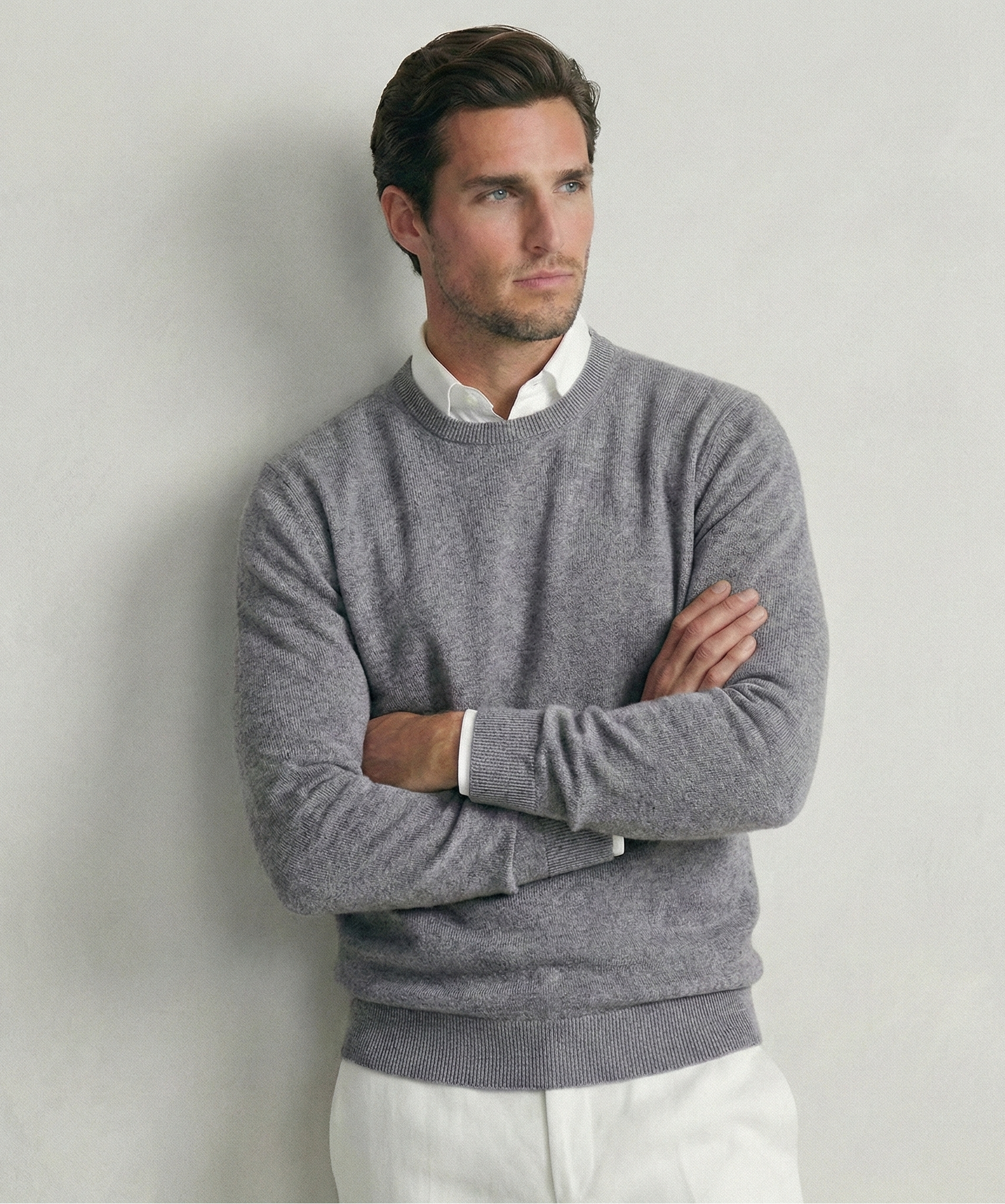 Gray Merino Sweater