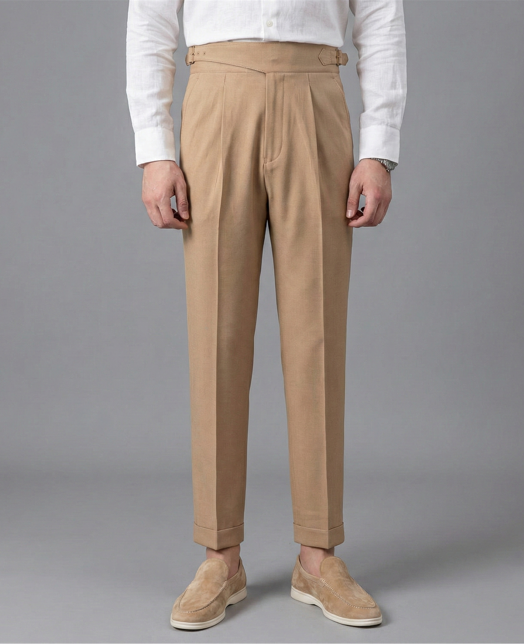 Beige Harbour Pants