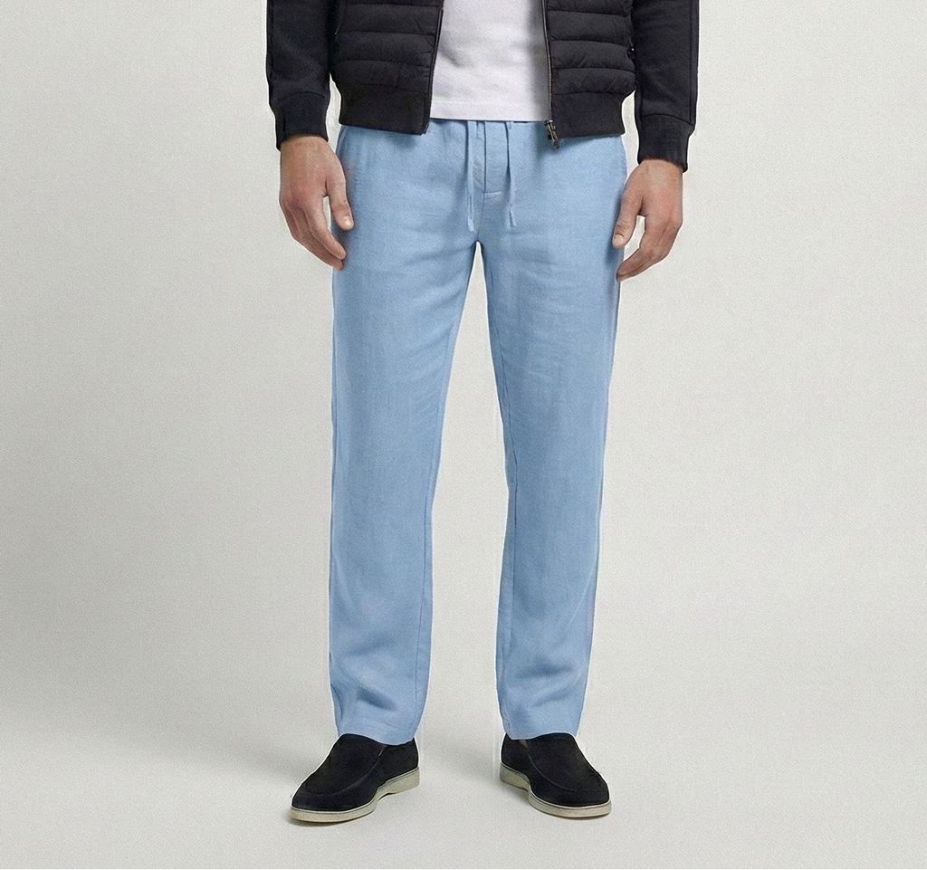 Light Blue Linen Pants
