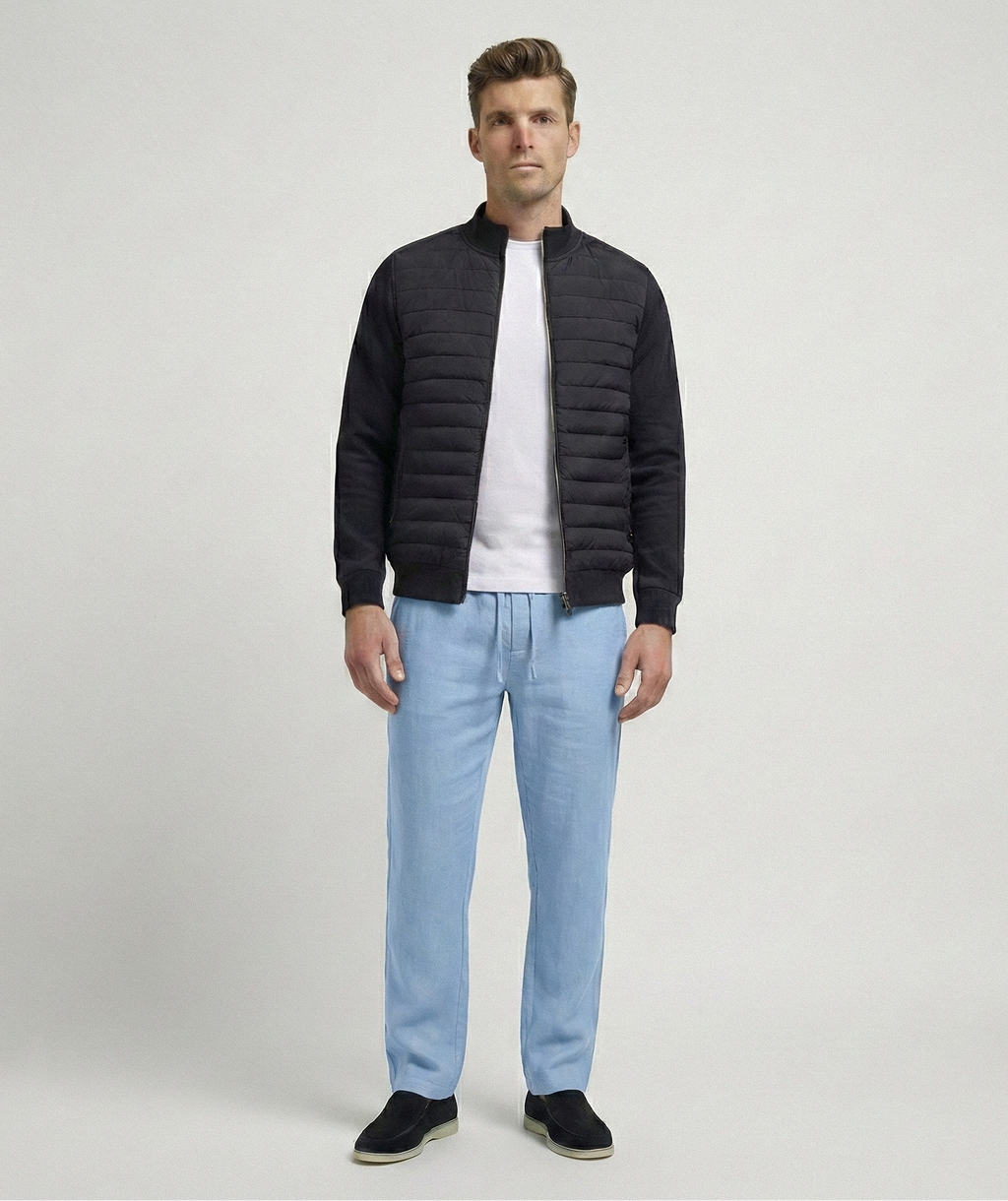 Light Blue Linen Pants