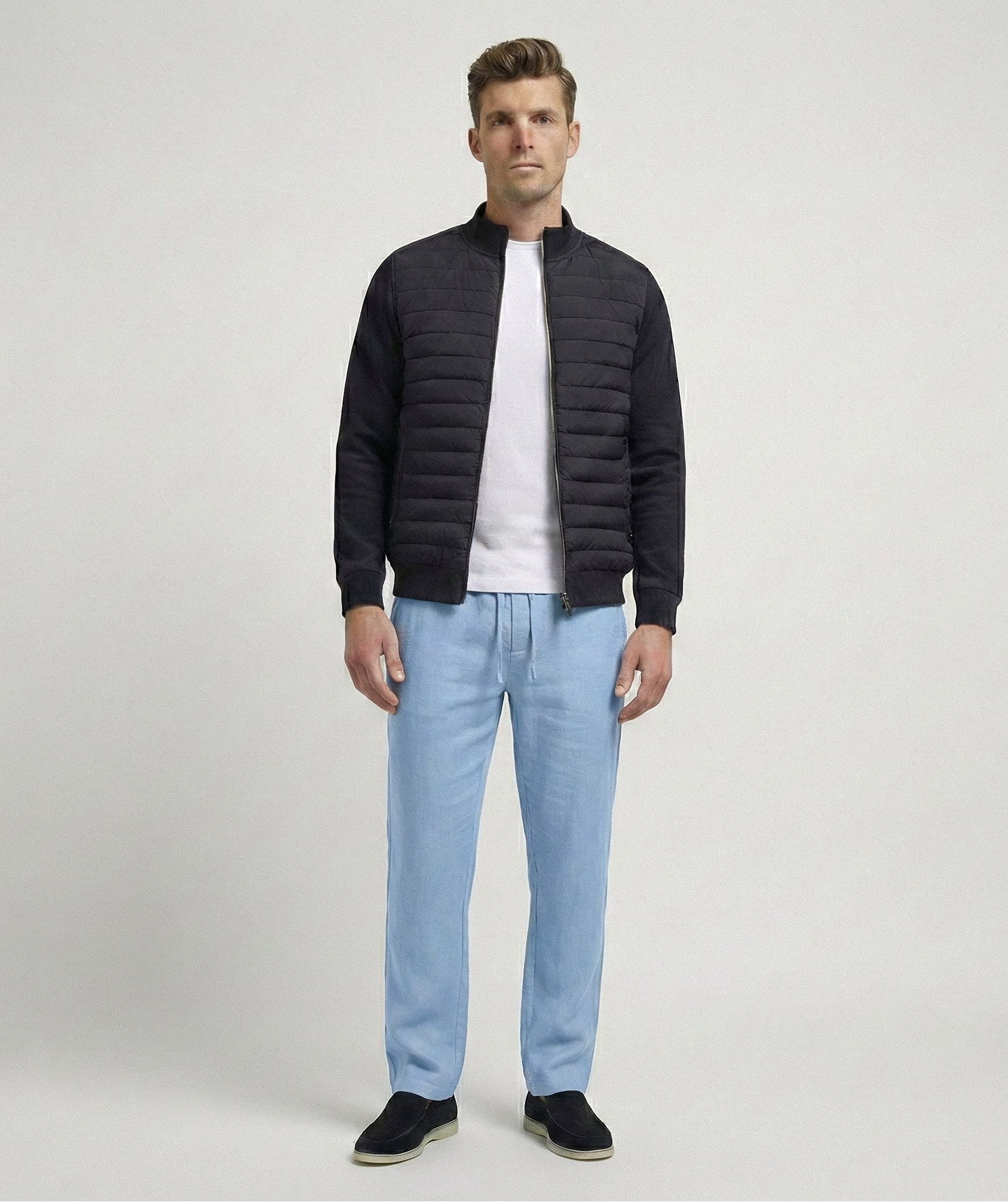 Light Blue Linen Pants