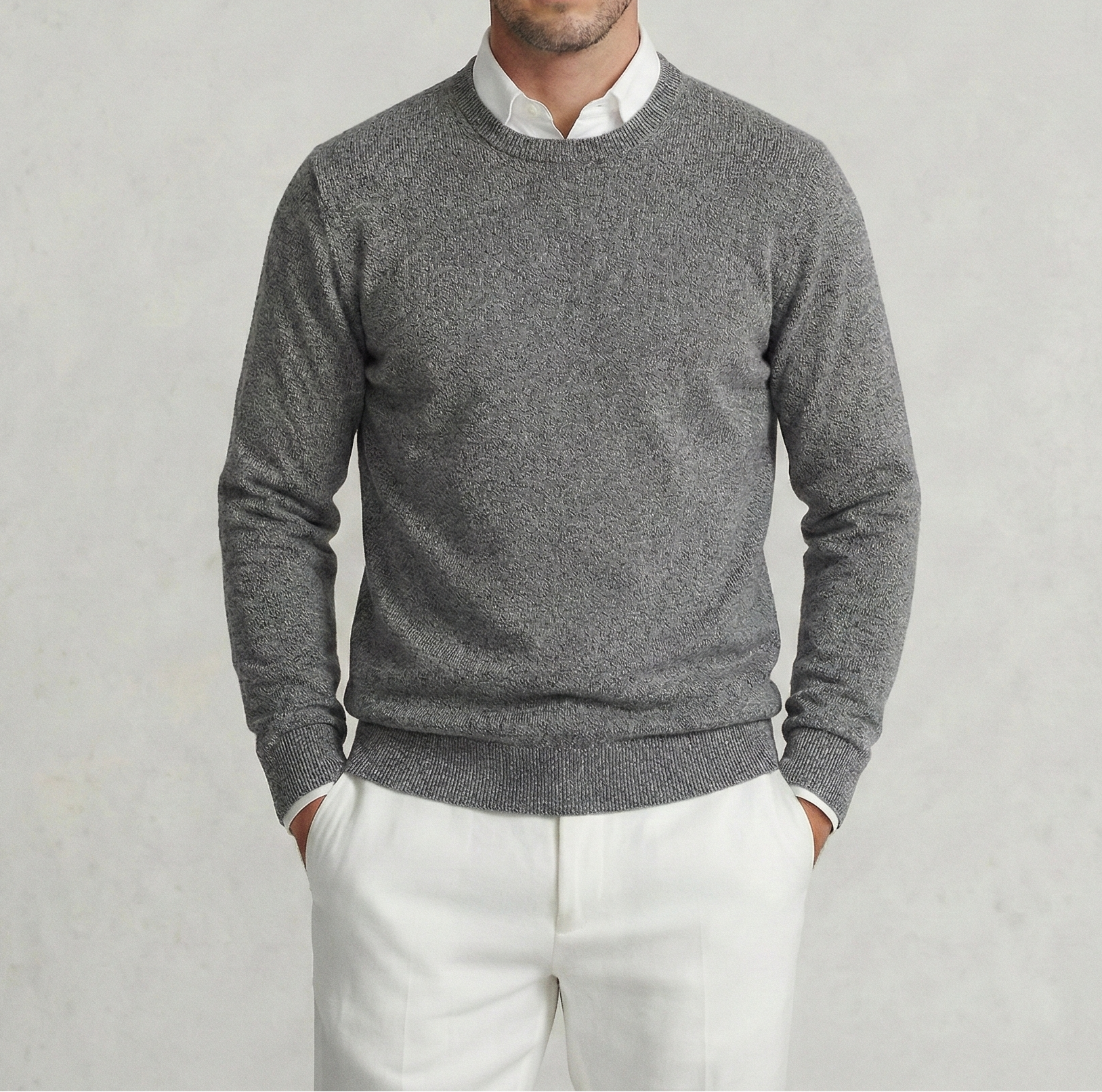 Dark Gray Merino Sweater