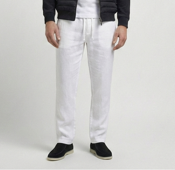 White Linen Pants