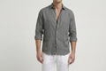 Gray Linen Shirt