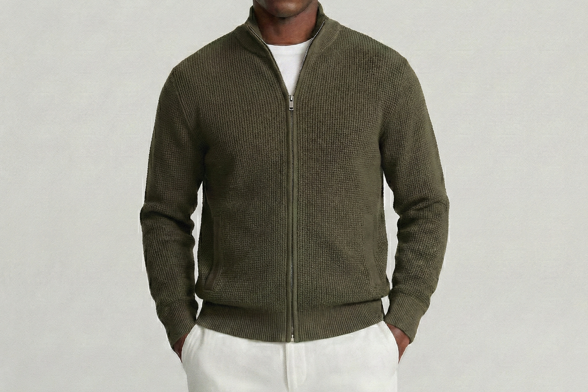 Khaki Santoni Sweater