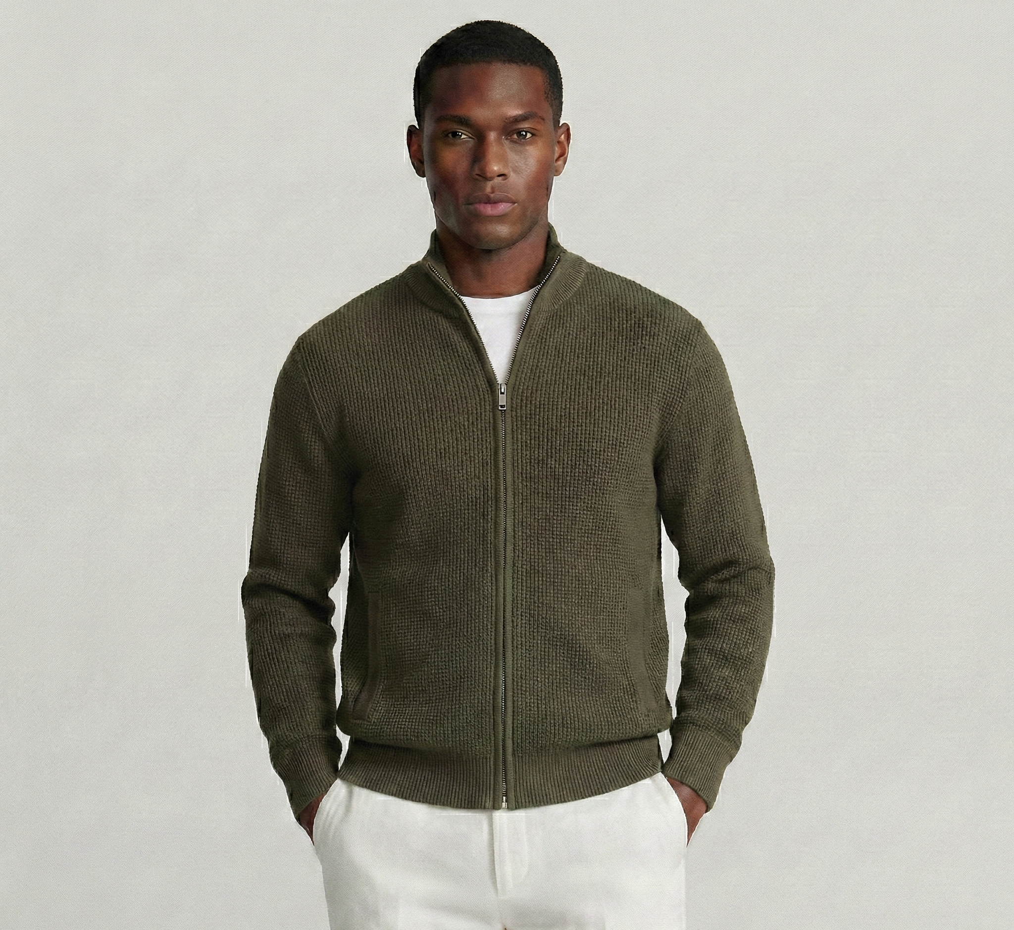 Khaki Santoni Sweater