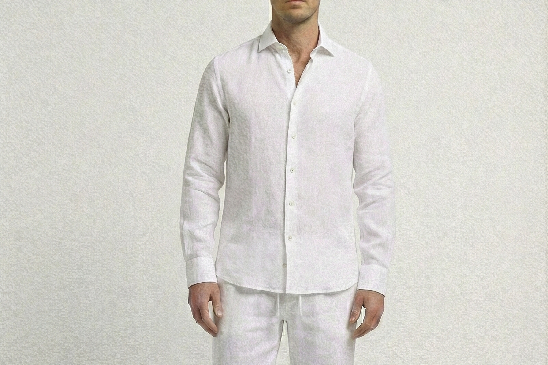 White Linen Shirt