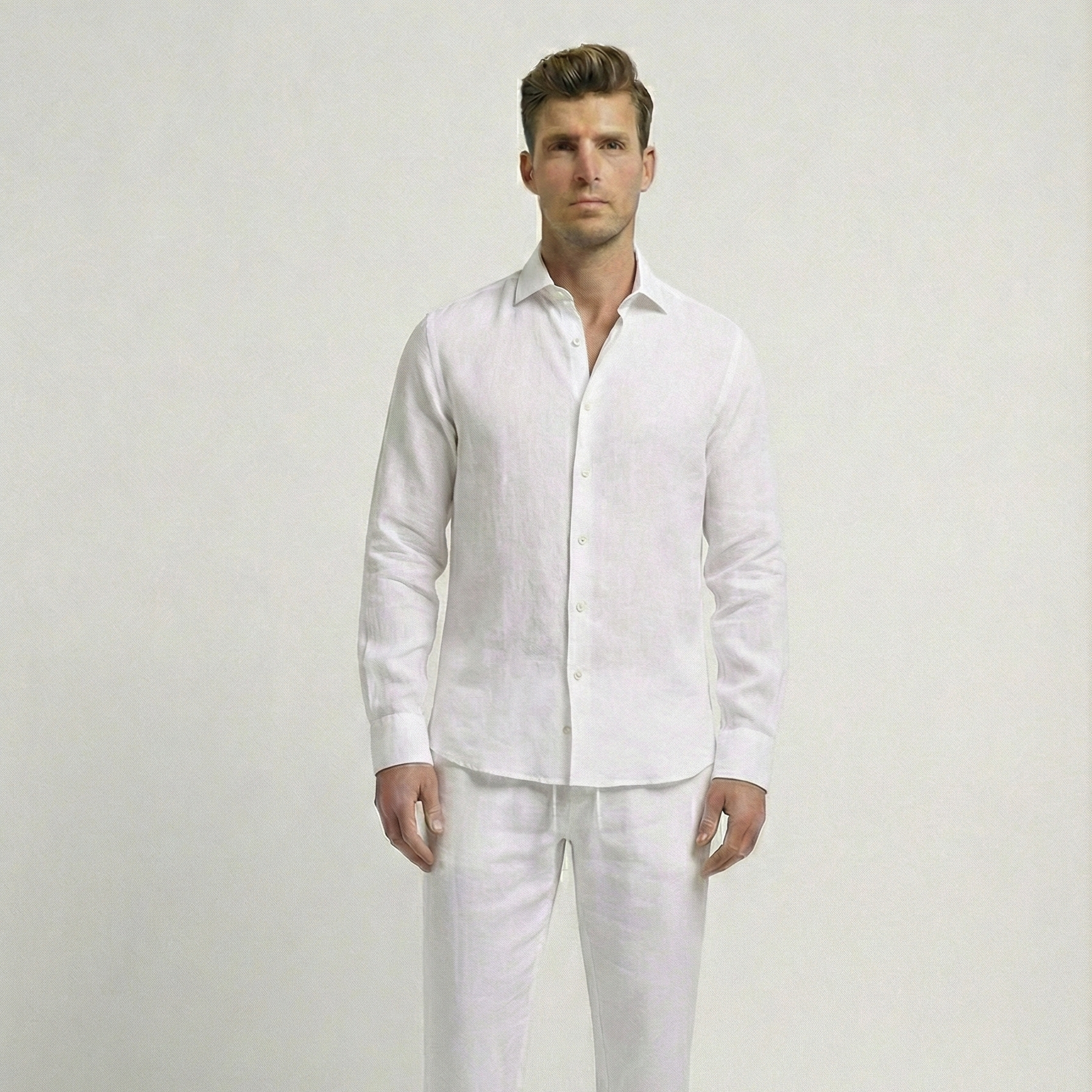 White Linen Shirt