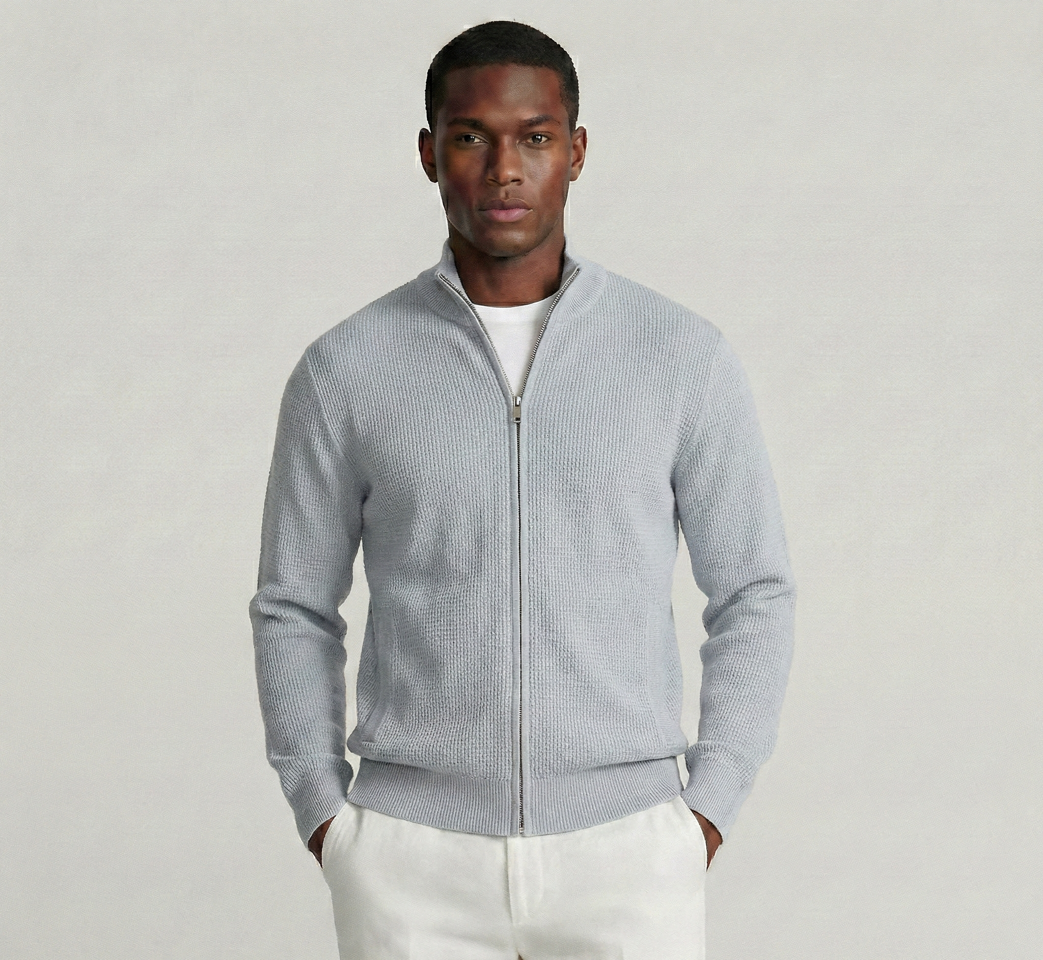 Light Gray Santoni Sweater