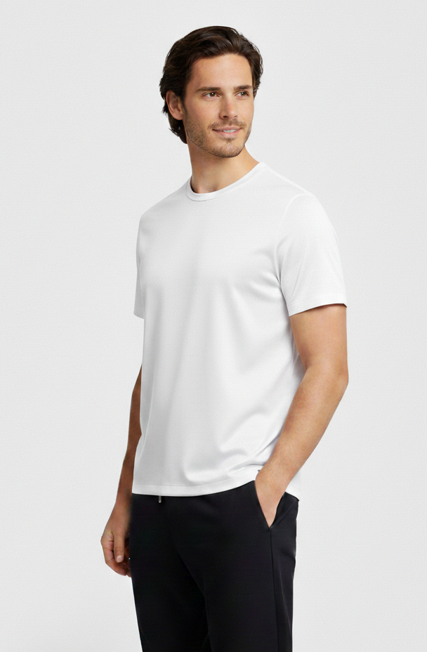 White Mercerized Shirt
