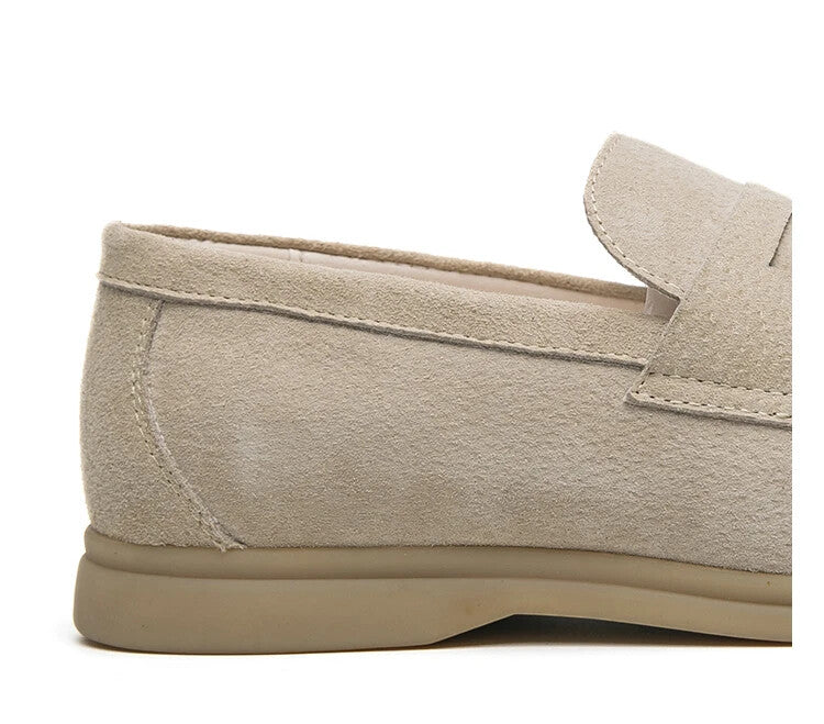 Light Beige Riveira Loafers